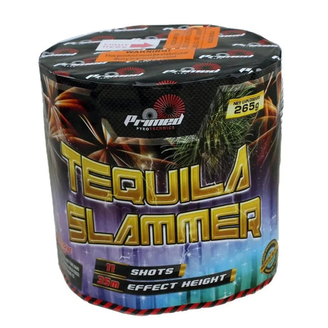 Tequila Slammer 11-shot F3 mine firework by Primed Pyrotechnics