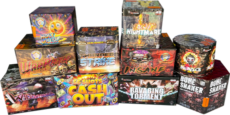 Terrific Ten ten-piece complete display firework pack by Galactic Fireworks