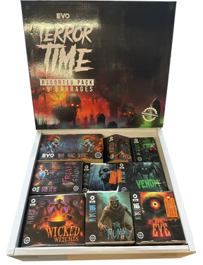 Terror Time 9-cake F3 pack firework by Evo Fireworks
