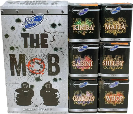 The Mob Box 6-cake F2 cake pack firework by Sky Crafter