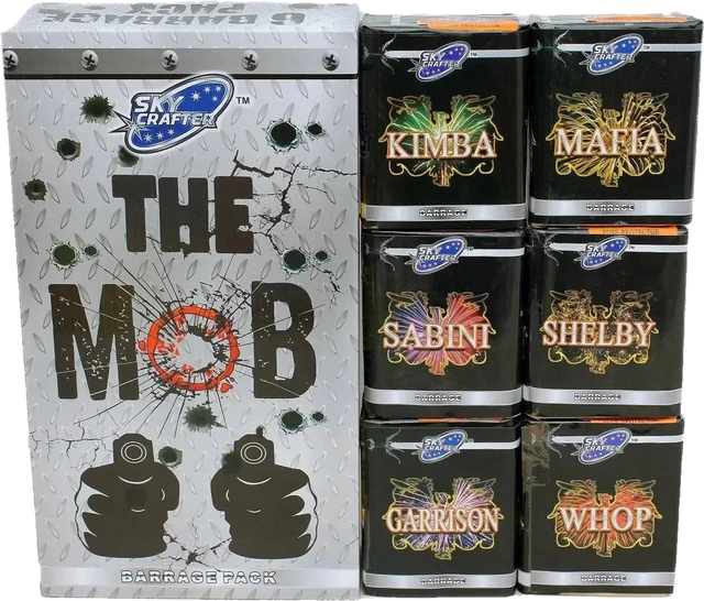 The Mob Box 6-cake F2 cake pack firework by Sky Crafter