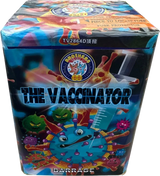 The Vaccinator 25-shot F2 cake firework by Brothers Pyrotechnics