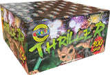 Thriller 100-shot F3 cake firework by Galactic Fireworks