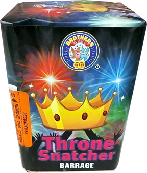 Throne Snatcher 16 shot garden firework cake by Brothers Pyrotechnics.
