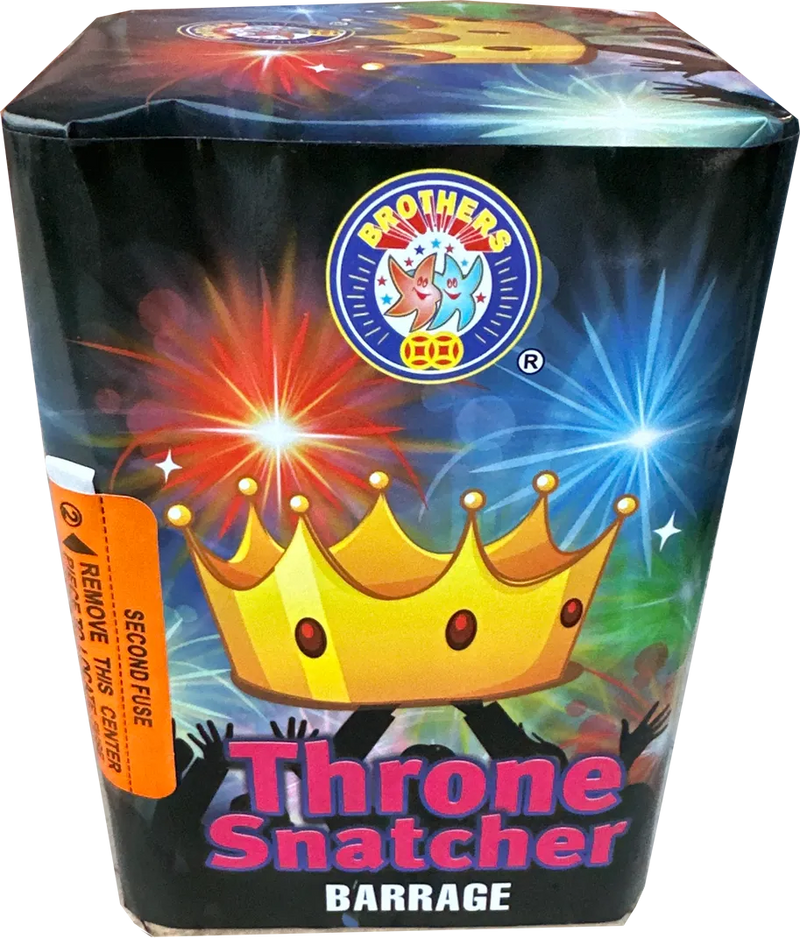 Throne Snatcher 16 shot garden firework cake by Brothers Pyrotechnics.