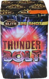 Thunder Bolt 25-shot F3 cake firework by Bright Star