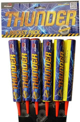 Thunder Rockets 6-pack F3 rockets by Primed Pyrotechnics