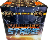 Thunder Strike 48-shot F3 cake firework by Bright Star