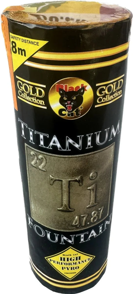 Titanium low-noise garden fountain firework by Black Cat