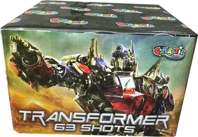 Transformer firework cake by Galactic Fireworks