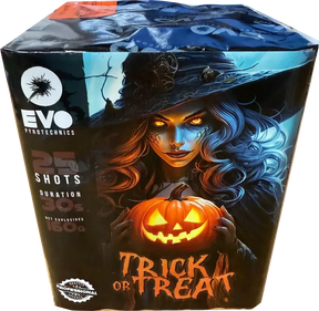 Trick Or Treat firework, product packaging