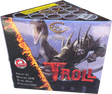 Troll 15-shot firework cake by Gemstone