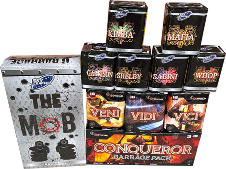 The Lock Stock Pack firework pack by Galactic Fireworks