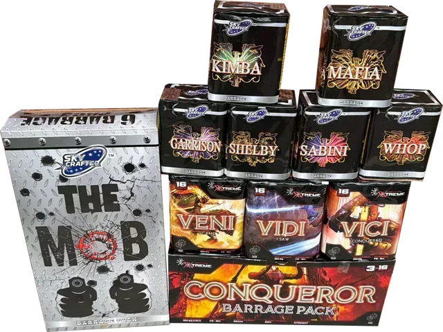 The Lock Stock Pack firework pack by Galactic Fireworks