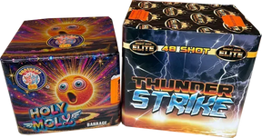 Holy Moly & Thunder Strike firework bundle by Galactic Fireworks