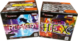 Hex & Remedy firework bundle by Galactic Fireworks
