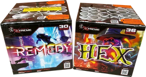 Hex & Remedy firework bundle by Galactic Fireworks