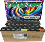 Twister compound firework barrage by Galactic Fireworks