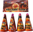 Volcanic Flow fountain 4-pack by Cube Fireworks