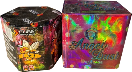 The Wasp and Angel Dust garden firework cakes double deal pack.