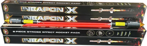 Weapon X Strobe firework rocket by Galactic Fireworks