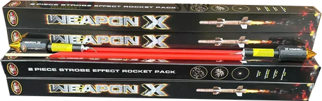 Weapon X Strobe firework rocket by Galactic Fireworks