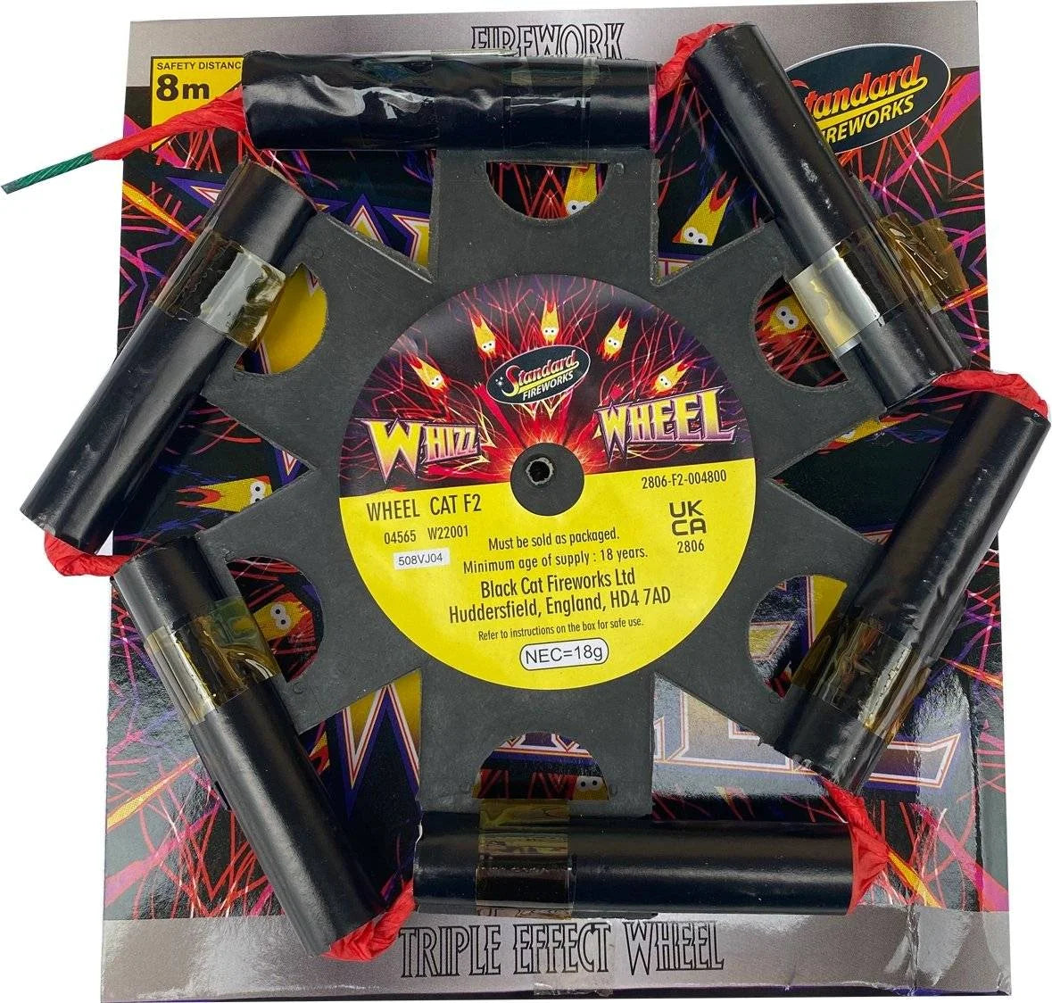 Whizz Wheel low-noise Catherine wheel firework by Standard Fireworks