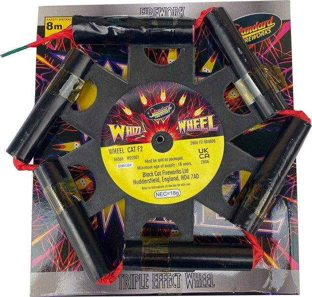 Whizz Wheel low-noise Catherine wheel firework by Standard Fireworks