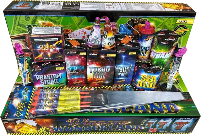 Winners Wonderland box firework by Galactic Fireworks