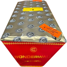 Wonderwall firework cake by Galactic Fireworks