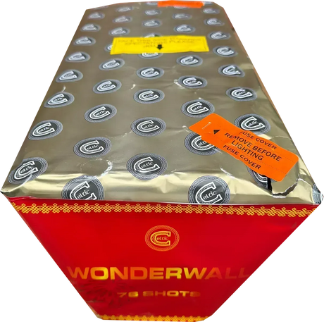 Wonderwall firework cake by Galactic Fireworks