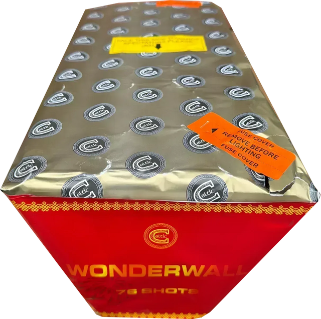 Wonderwall firework cake by Galactic Fireworks
