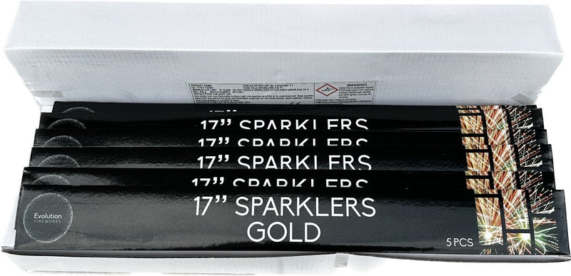 24x Packs 17" Gold Sparklers -Evolution Fireworks