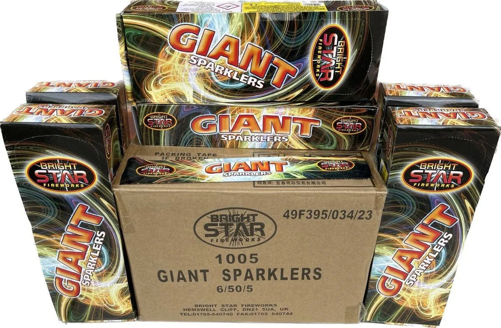 300x Packs 10" Giant Sparklers by Bright Star
