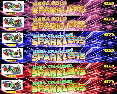 Bargain Sparkler Pack by Galactic Fireworks