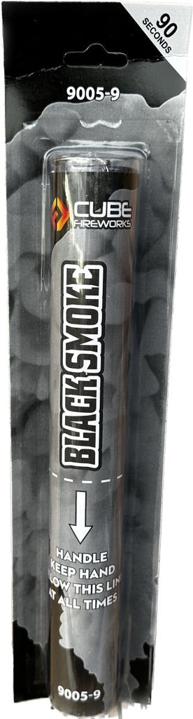 Black Handheld Smoke Grenade -Cube Fireworks