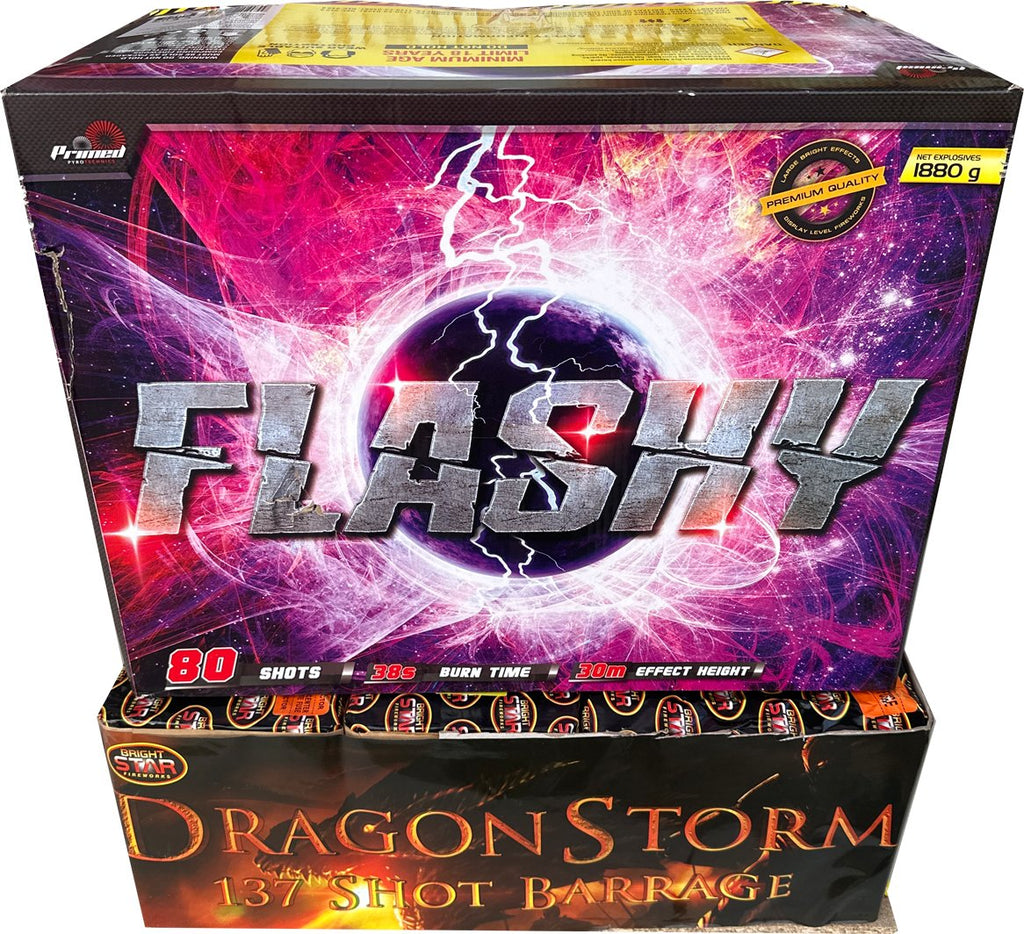Dragon Storm & Flashy by Mixed