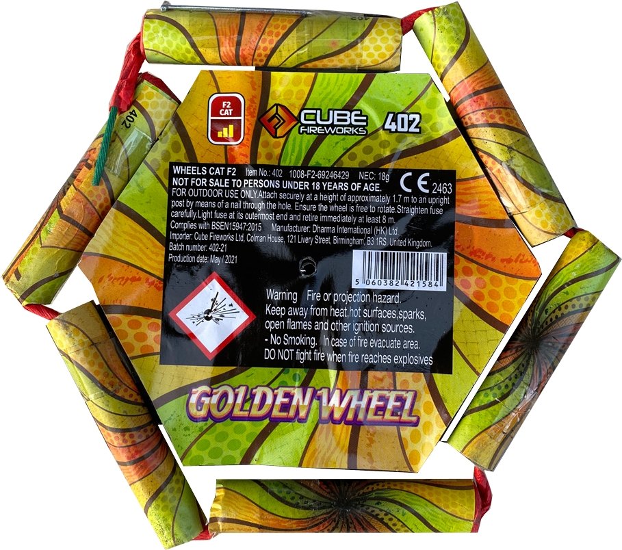 Golden Wheel -Cube Fireworks