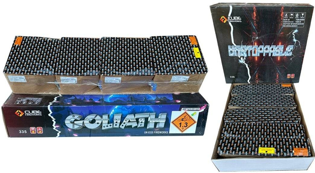 Goliath & Unstoppable -Cube Fireworks