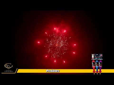 Predator firework, firing demo