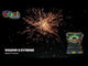 Weapon G Extreme Compound Cake in action, showcasing a vivid burst of fireworks in the night sky, perfect for celebrations and events.