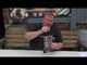 Nigel Turver showing the size and build of the Red Dwarf single shot tubes.