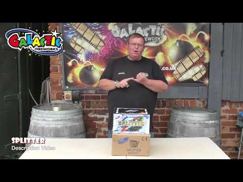 Splitter firework, firing demo