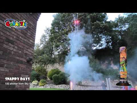 Snappy Days firework, firing demo
