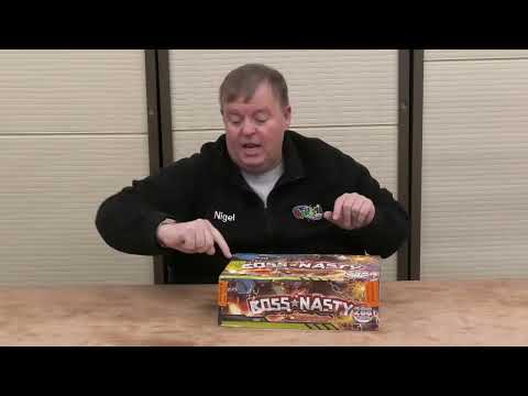 Boss Nasty firework, firing demo