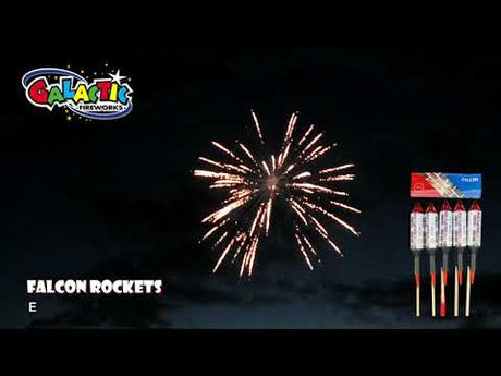 Falcons firework, firing demo