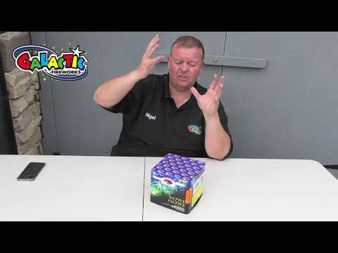 Razzle Dazzle firework, firing demo