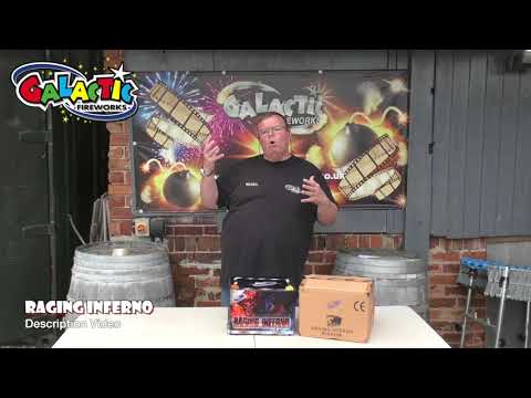 Raging Inferno firework, firing demo