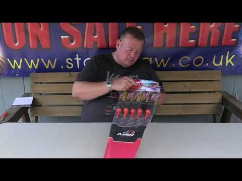 Solar Flare firework, firing demo