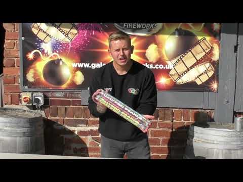 Calypso Pearls firework, firing demo